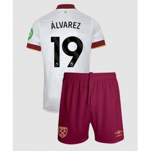 West Ham United Edson Alvarez #19 Rezervni Dres za Dječji 2024-25 Kratak Rukavima (+ kratke hlače)